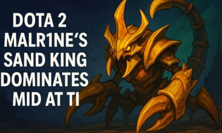 Dota 2 Malr1ne Sand King dominate mid at TI