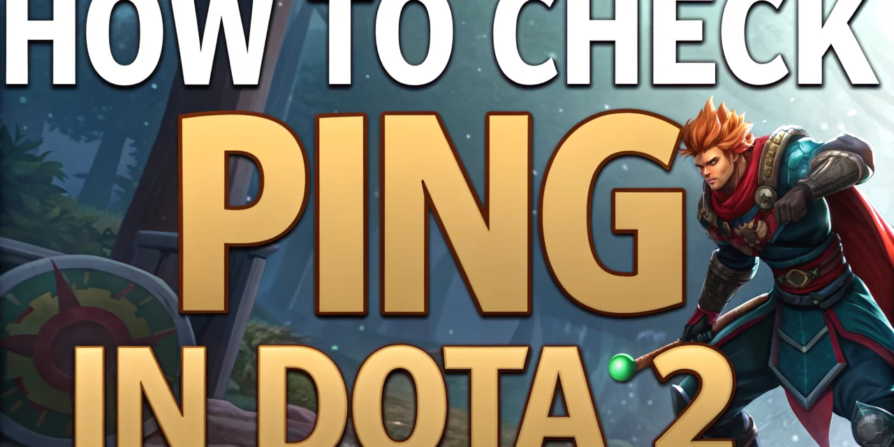 How to Check Ping in Dota 2: Easy Methods to Monitor and Reduce Lag