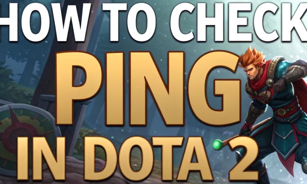How to Check Ping in Dota 2: Easy Methods to Monitor and Reduce Lag