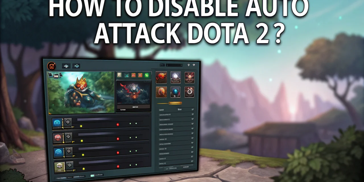 How to Disable Auto Attack in Dota 2: Step-by-Step Guide for Full Manual Control